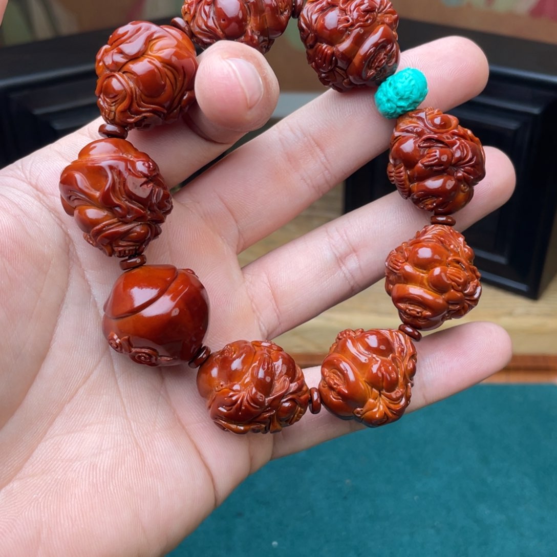 橄榄核手串小*林弥勒表弟回血刘