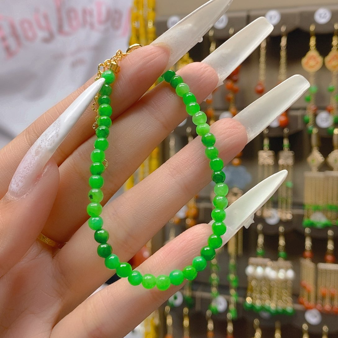 翡翠合金耳饰翡翠