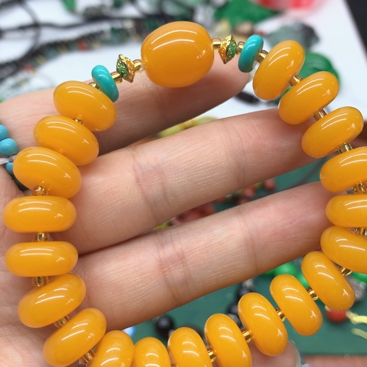 合金颈饰玛瑙/玉髓吊坠