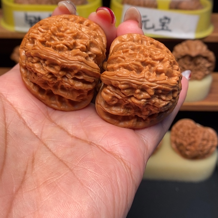 文玩核桃吊坠43全品白狮子