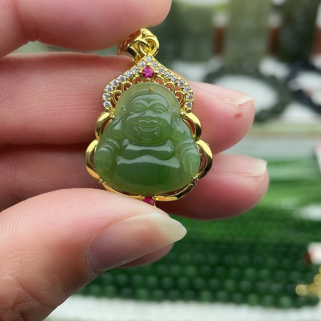 和田玉颈饰合金和田玉颈饰合金