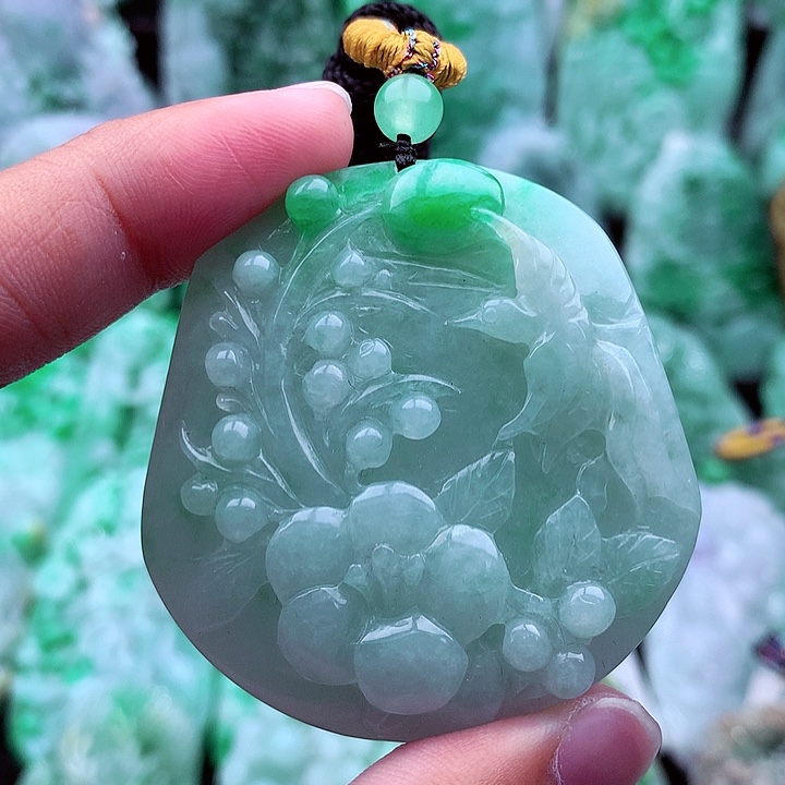 翡翠吊坠(不含链)未镶嵌