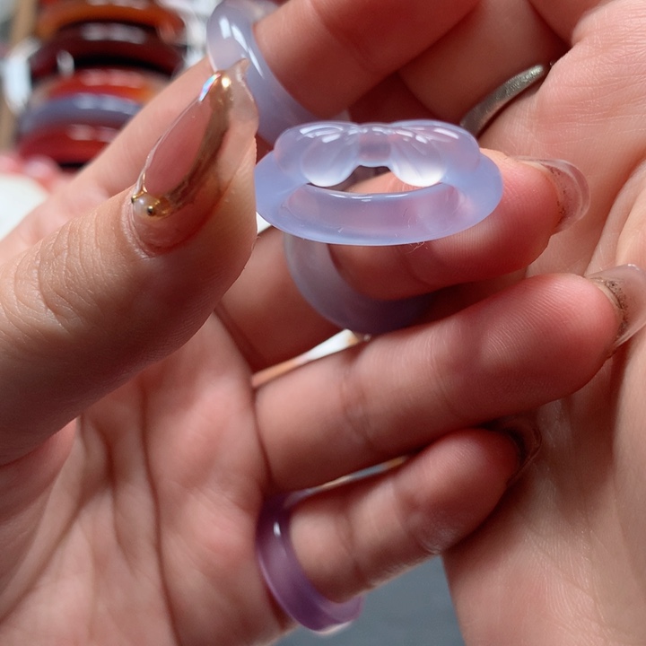 玛瑙/玉髓手镯未镶嵌爱****子