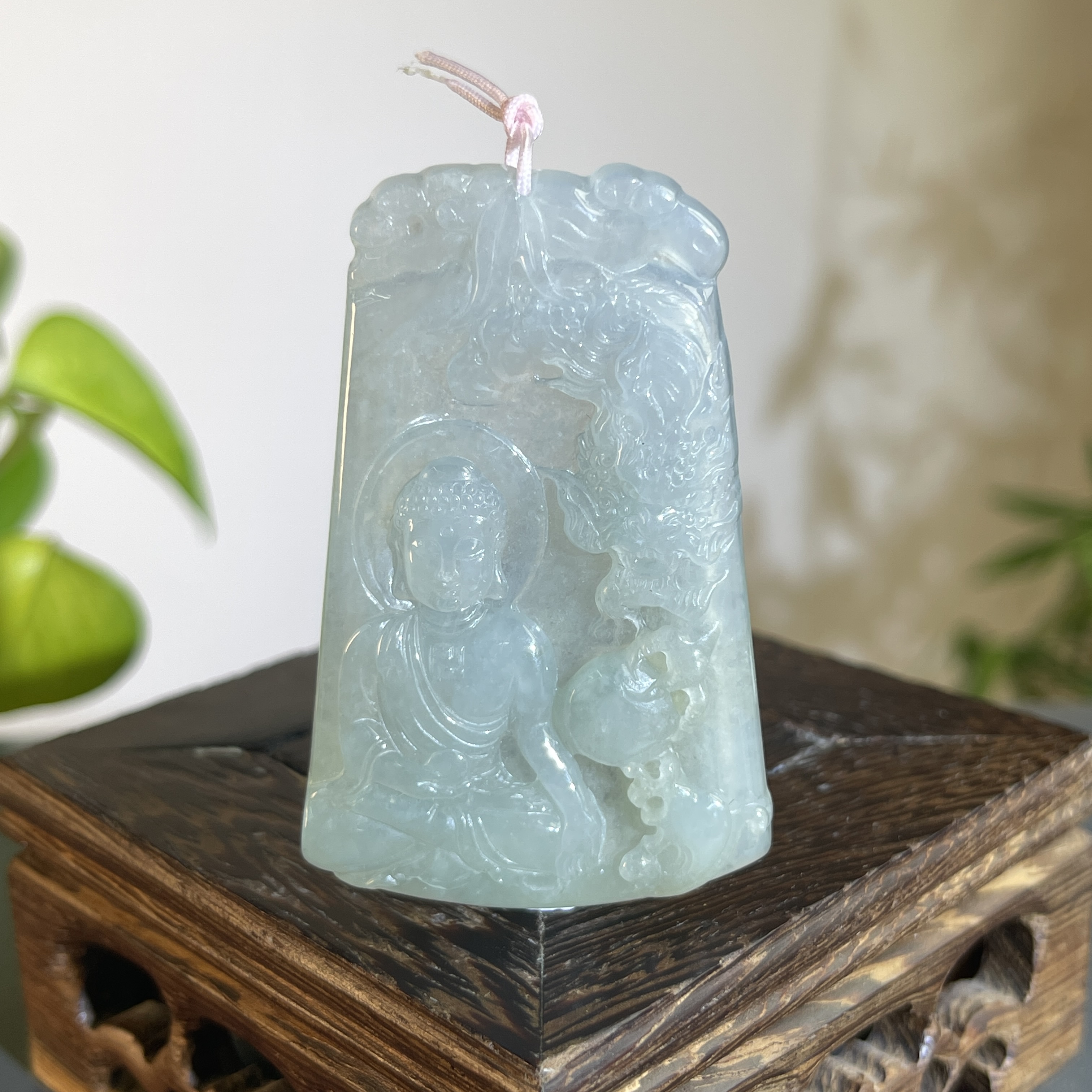 JCB17-80    天然缅甸A货翡翠   阿弥