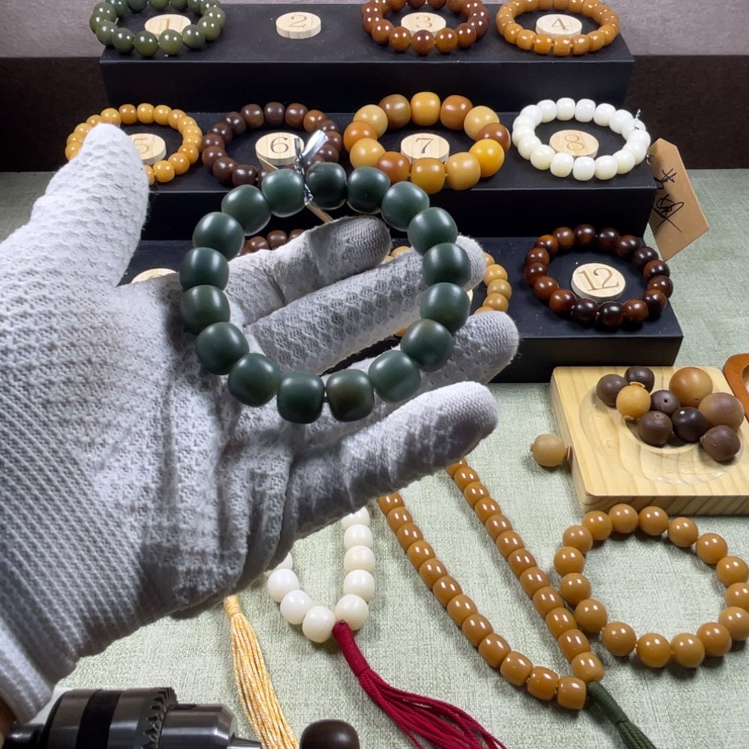 反***长菩提根/象牙果手串