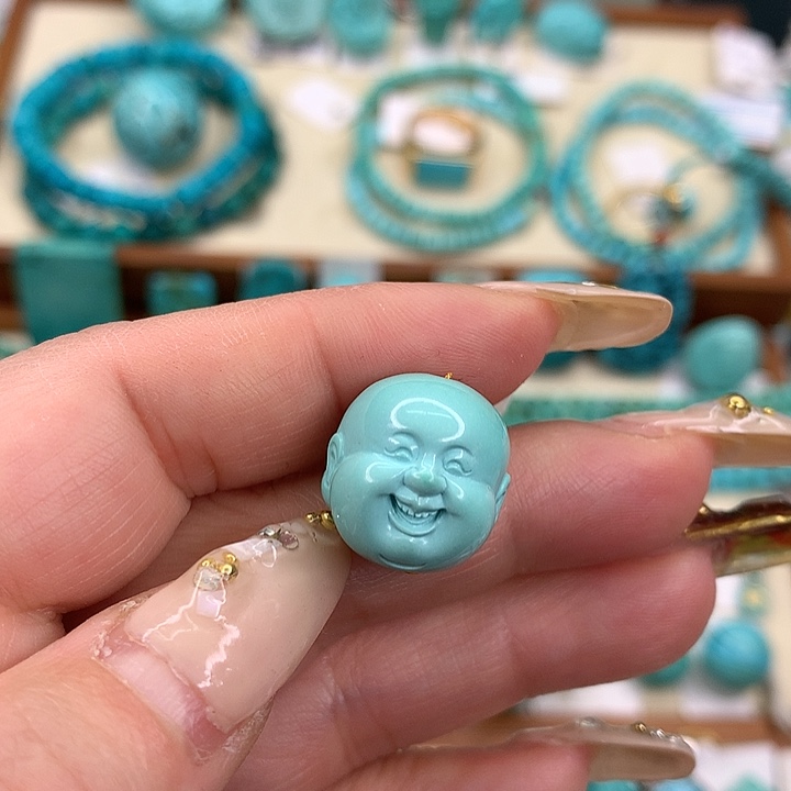 绿松石挂件未镶嵌