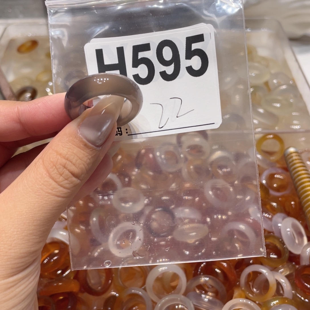 玛瑙/玉髓未镶嵌戒指595