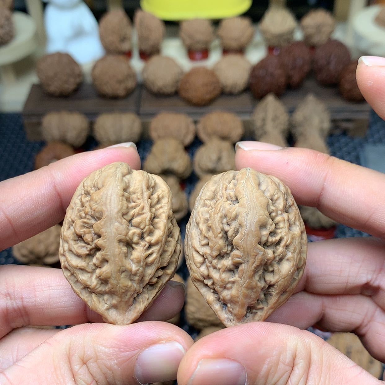 【闪购商品】文玩核桃把件全品吉林灵蛇秋39