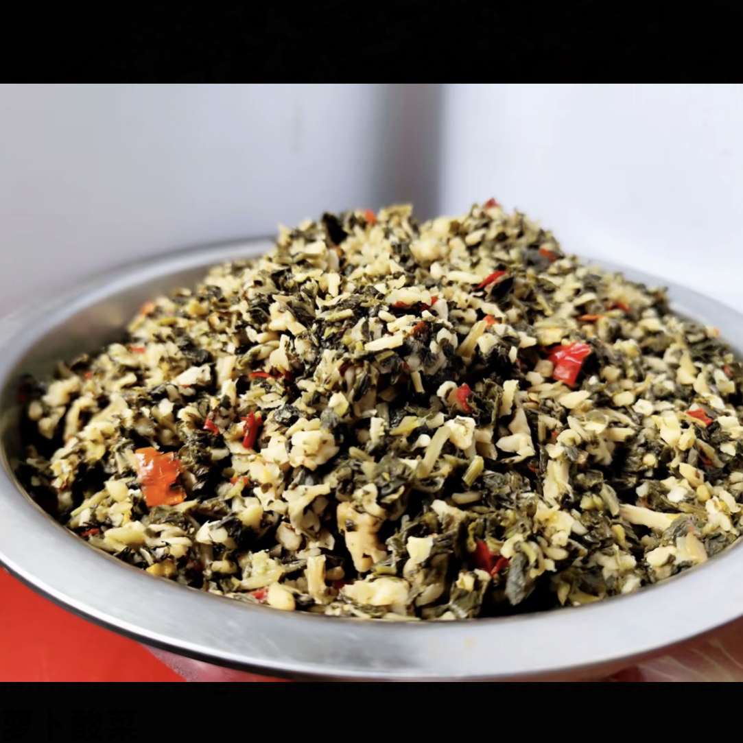 农家坛子碎腌菜雪里蕻萝卜盐菜香辣开胃下饭菜外婆菜酱菜