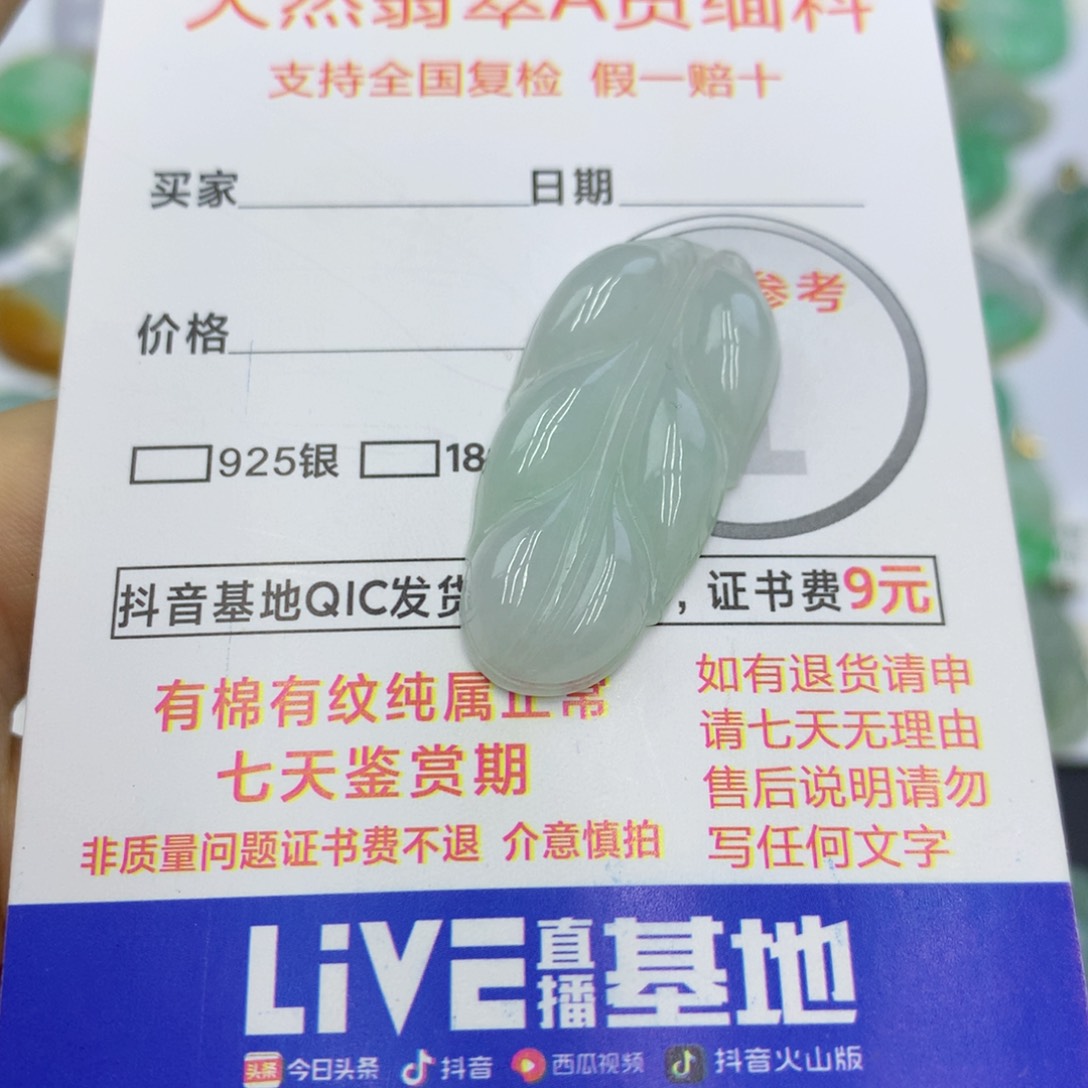 翡翠颈饰未镶嵌翡翠