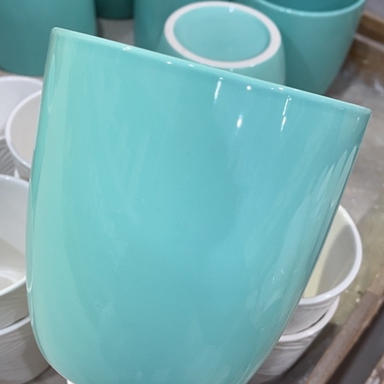 多肉绿植陶瓷花盆9.9包邮，有孔