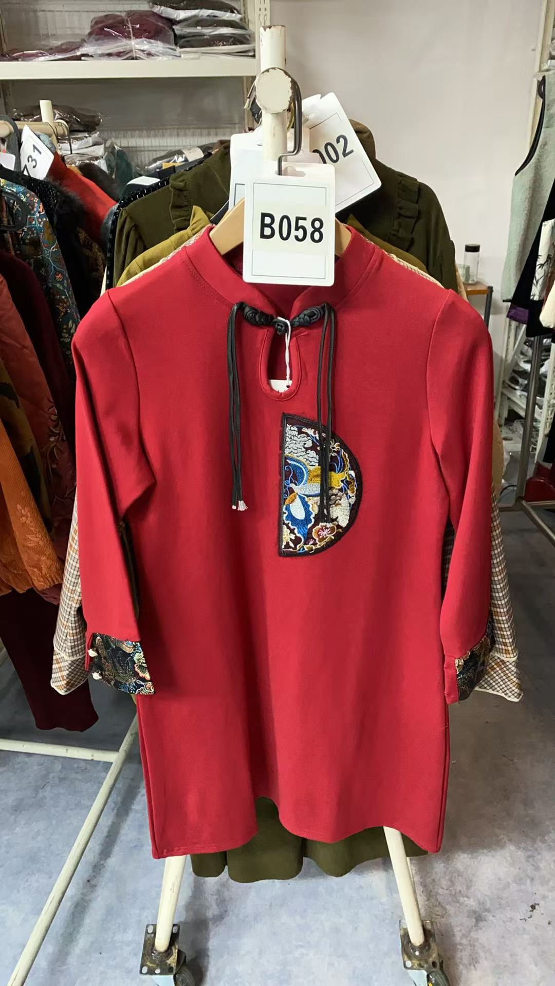 B058-秋冬爆款老太太上衣