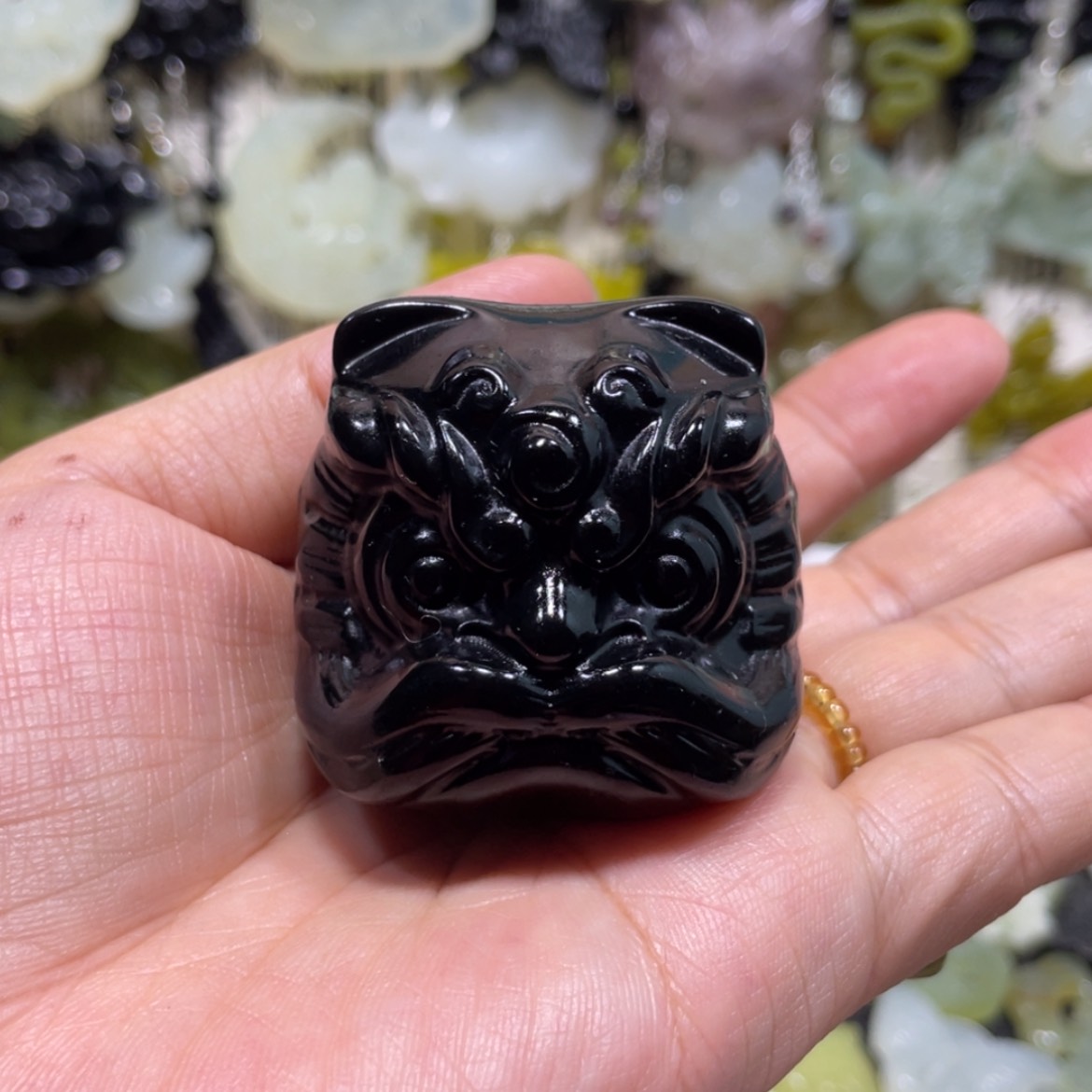 【闪购商品】岫玉颈饰未镶嵌125手把
