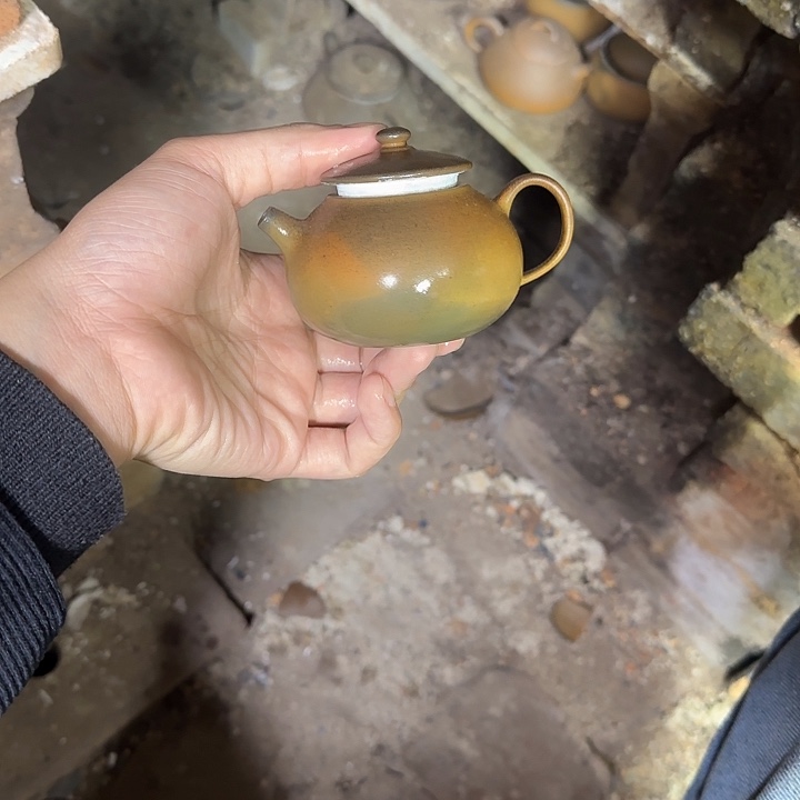 茶壶紫砂坭兴陶柴烧