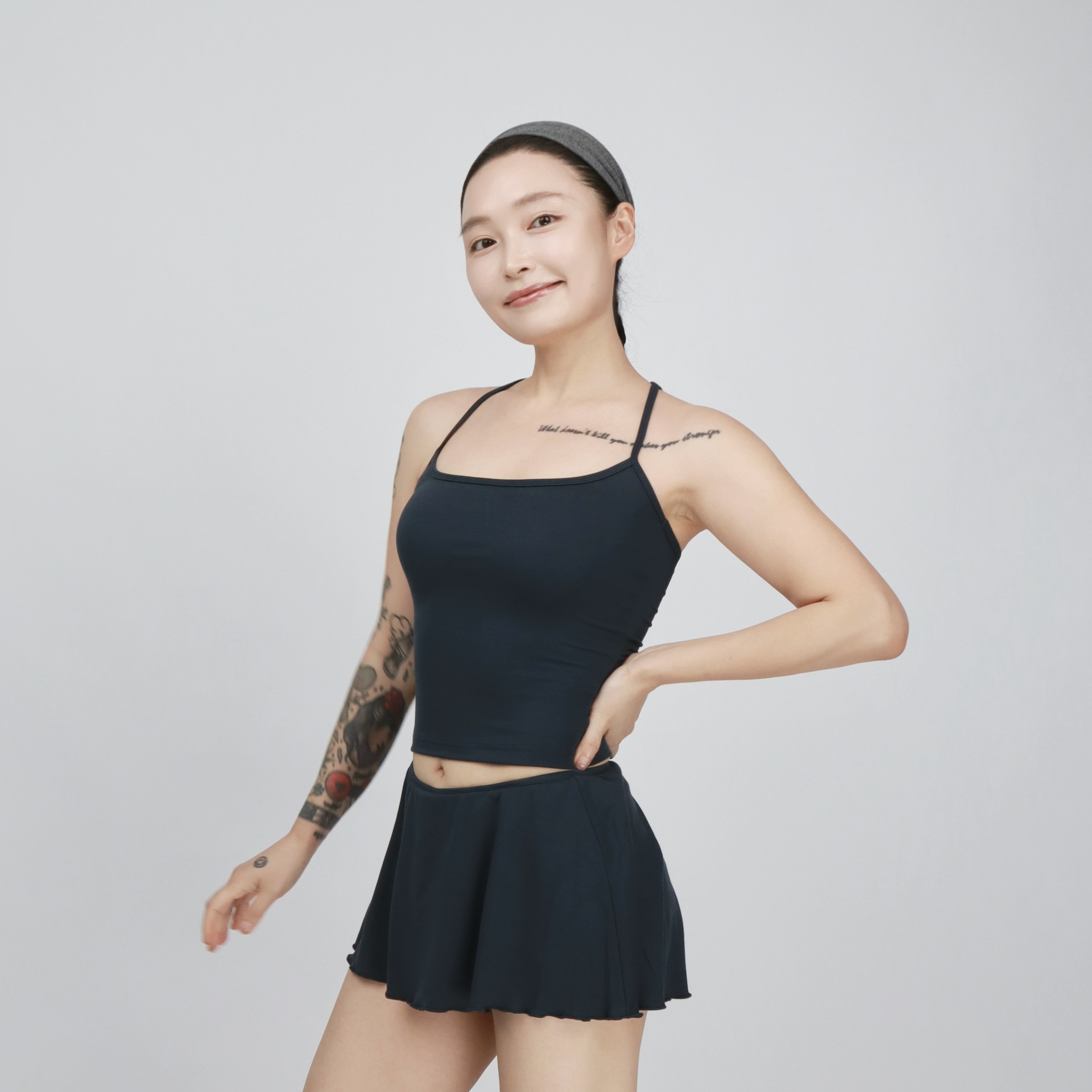 CPP莱赛尔吊带针织背心显瘦高弹基础款内搭上衣