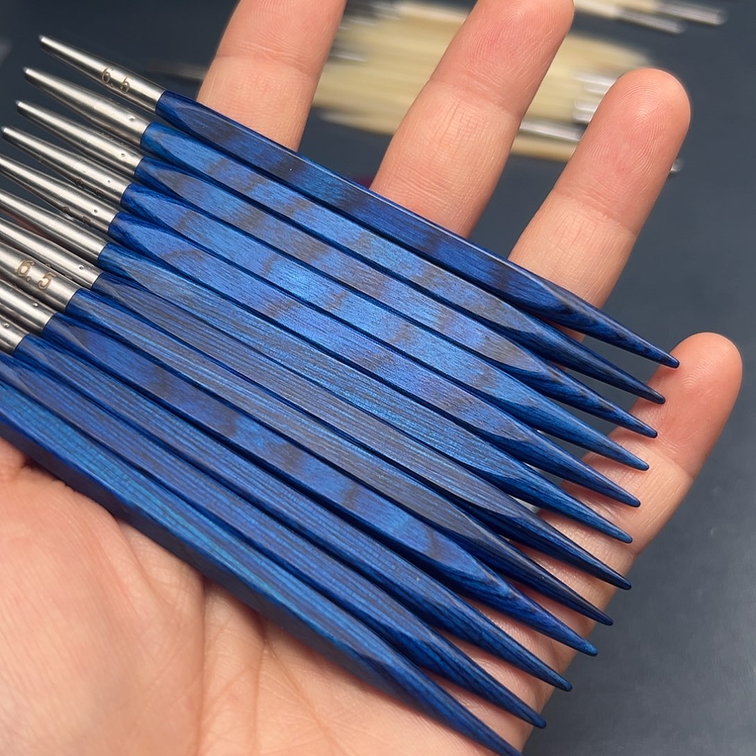 6.5蓝色方针毛衣针