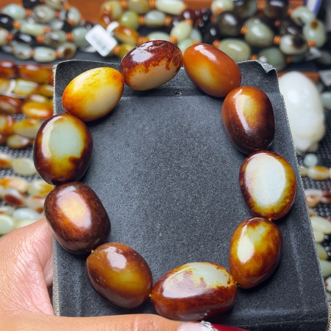 未镶嵌手串和田玉你**候