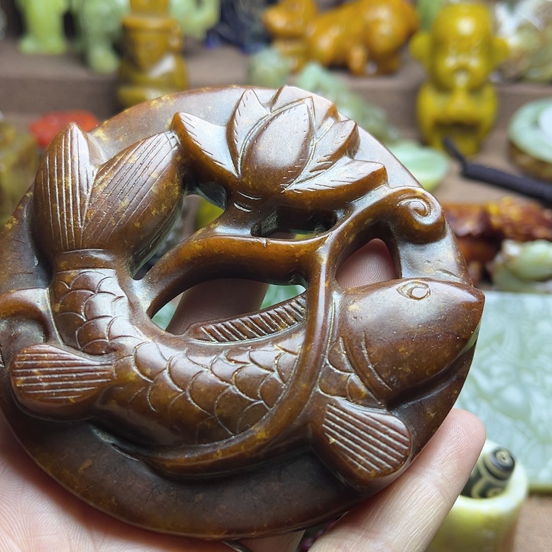 白玉菩提吊坠105。。