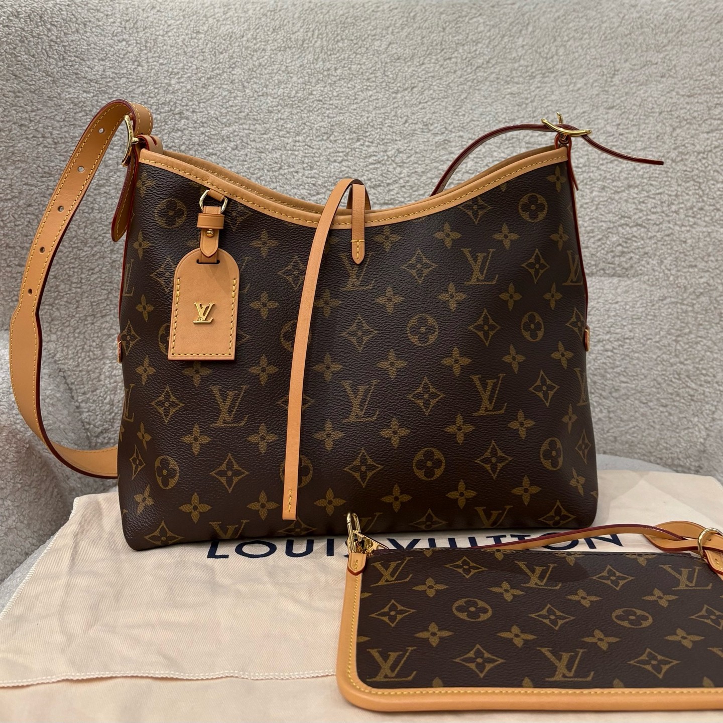 99新 LouisVuitton/路易威登 N0994 路易威登Carryall经典老花小