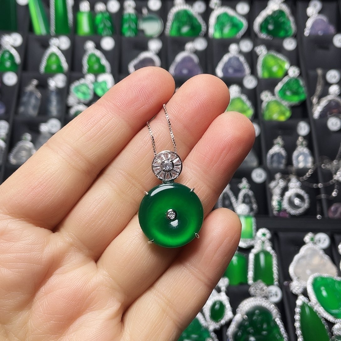 玛瑙/玉髓合金颈饰