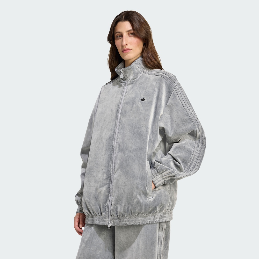 Adidas BRUSHED TWILLFIREBIRD TRACK TOP运动宽松夹克外套JW7330