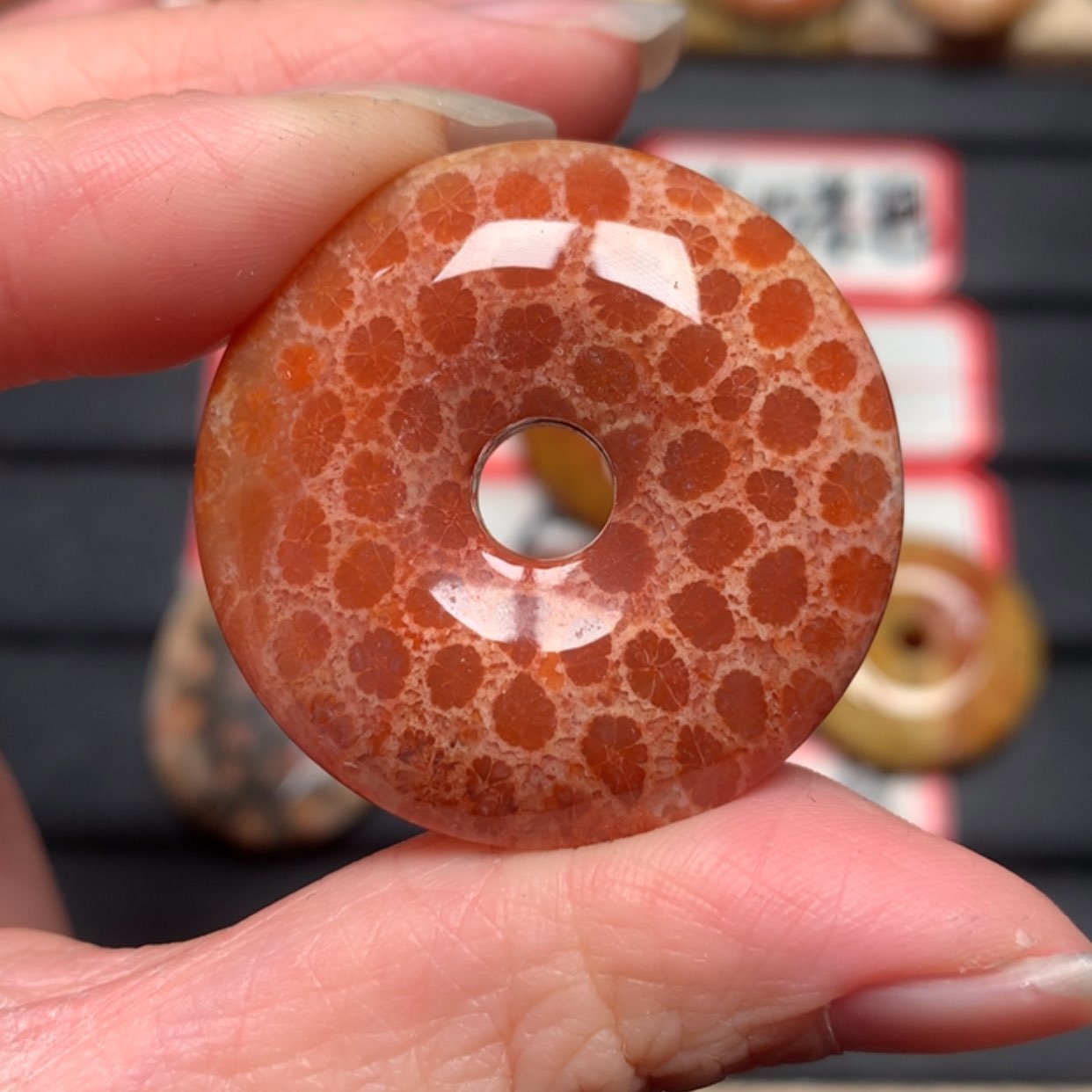 【闪购商品】硅化玉颈饰未镶嵌用****2