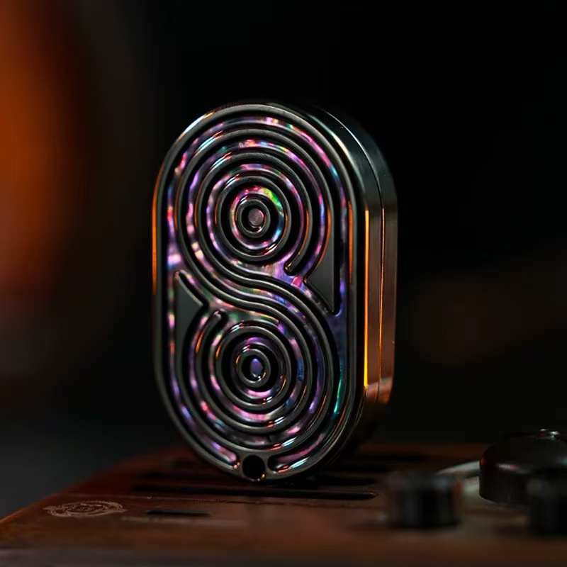 指上谈兵贝母律动2.0机械旋转回弹结构推牌edc潮玩解压神器