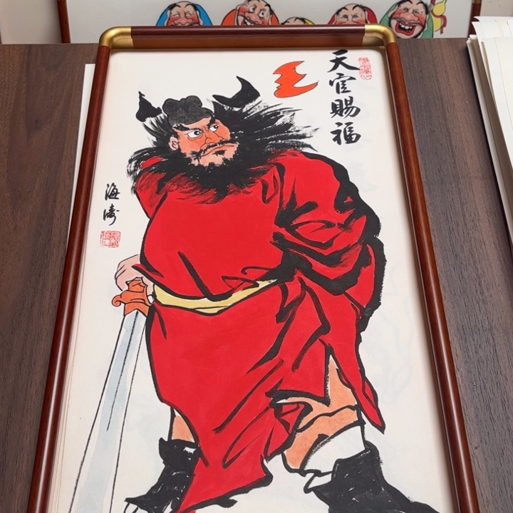 国画纯手绘禅意画作品