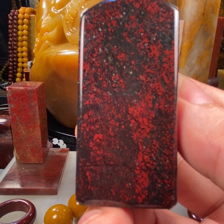 石英质玉未镶嵌印章