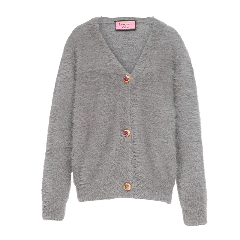 LC灵蛇扣珊瑚绒开衫G5AQ10116003，G5AQ10116001，G5AQ10116002