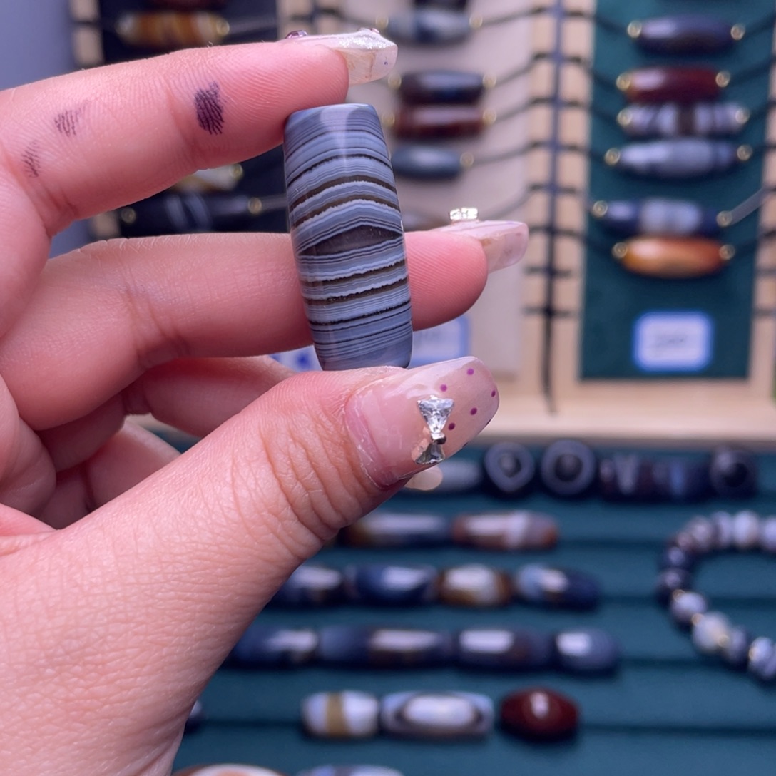 补***子玛瑙/玉髓合金颈饰