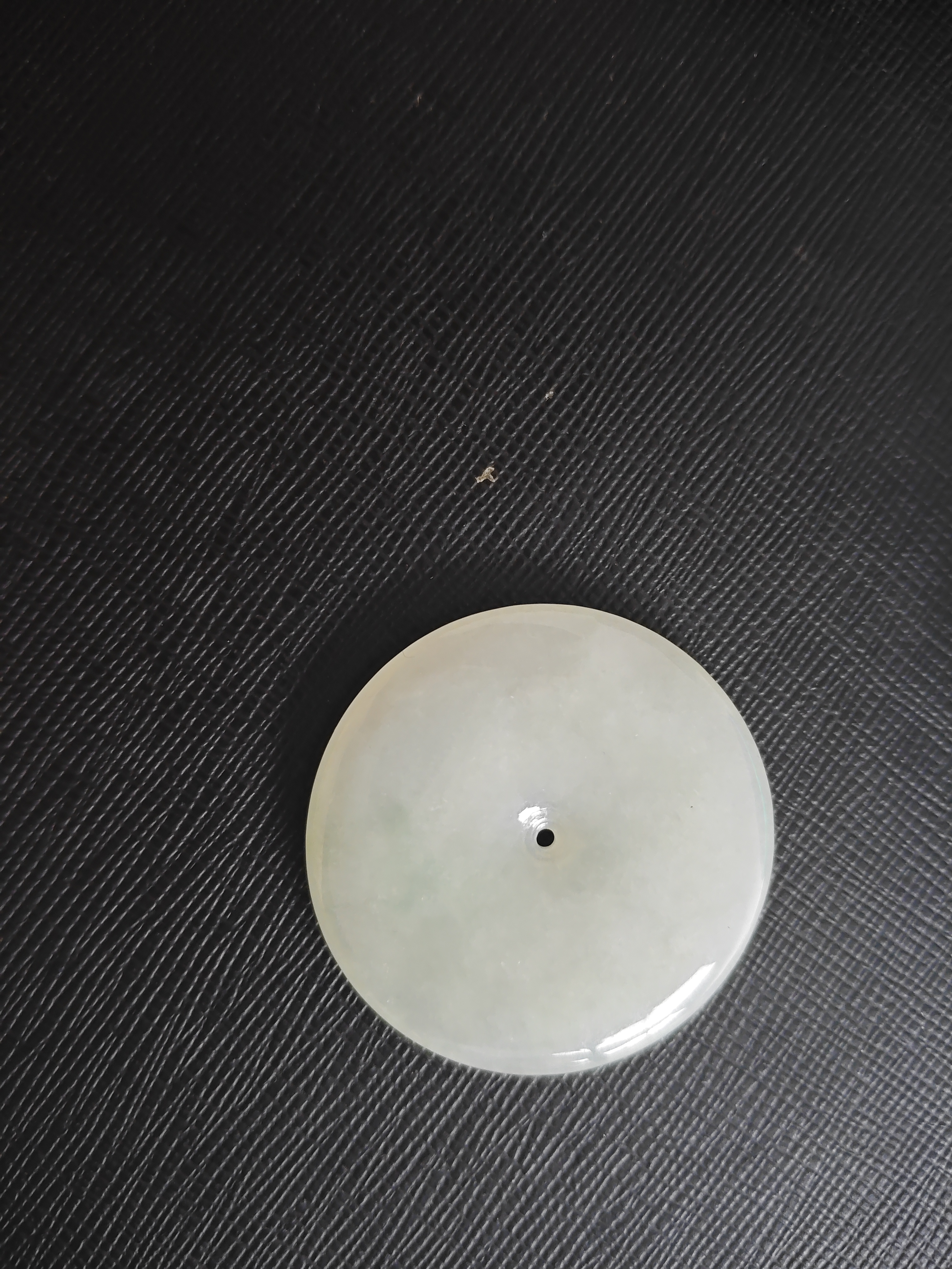 平安扣无纹无裂冰透精美尺寸40mm×5.4mm