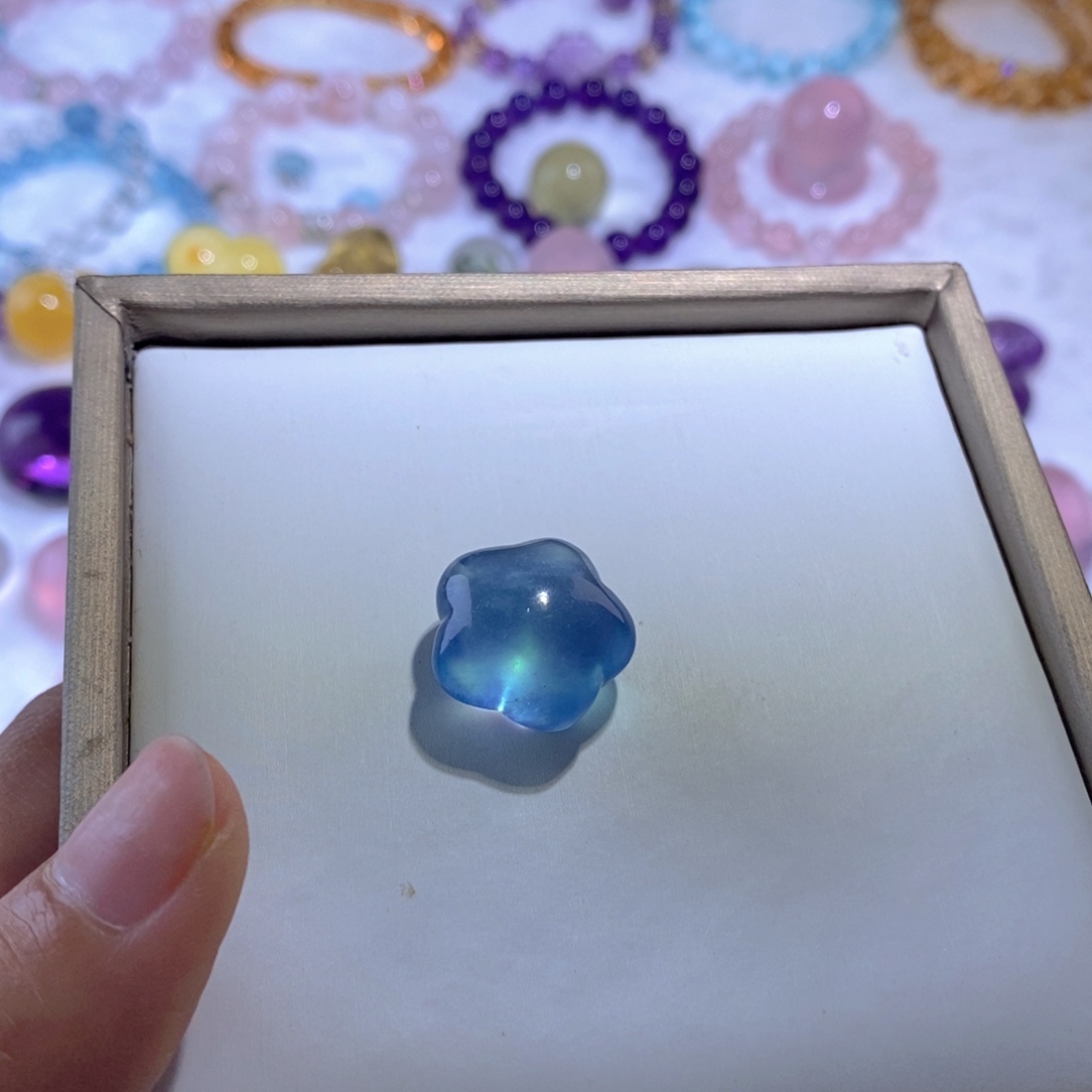 樱***子水晶珠宝半成品未镶嵌吊坠