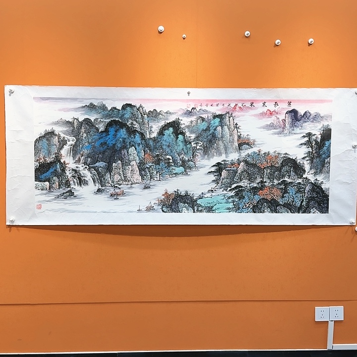 国画书法作品多次参加