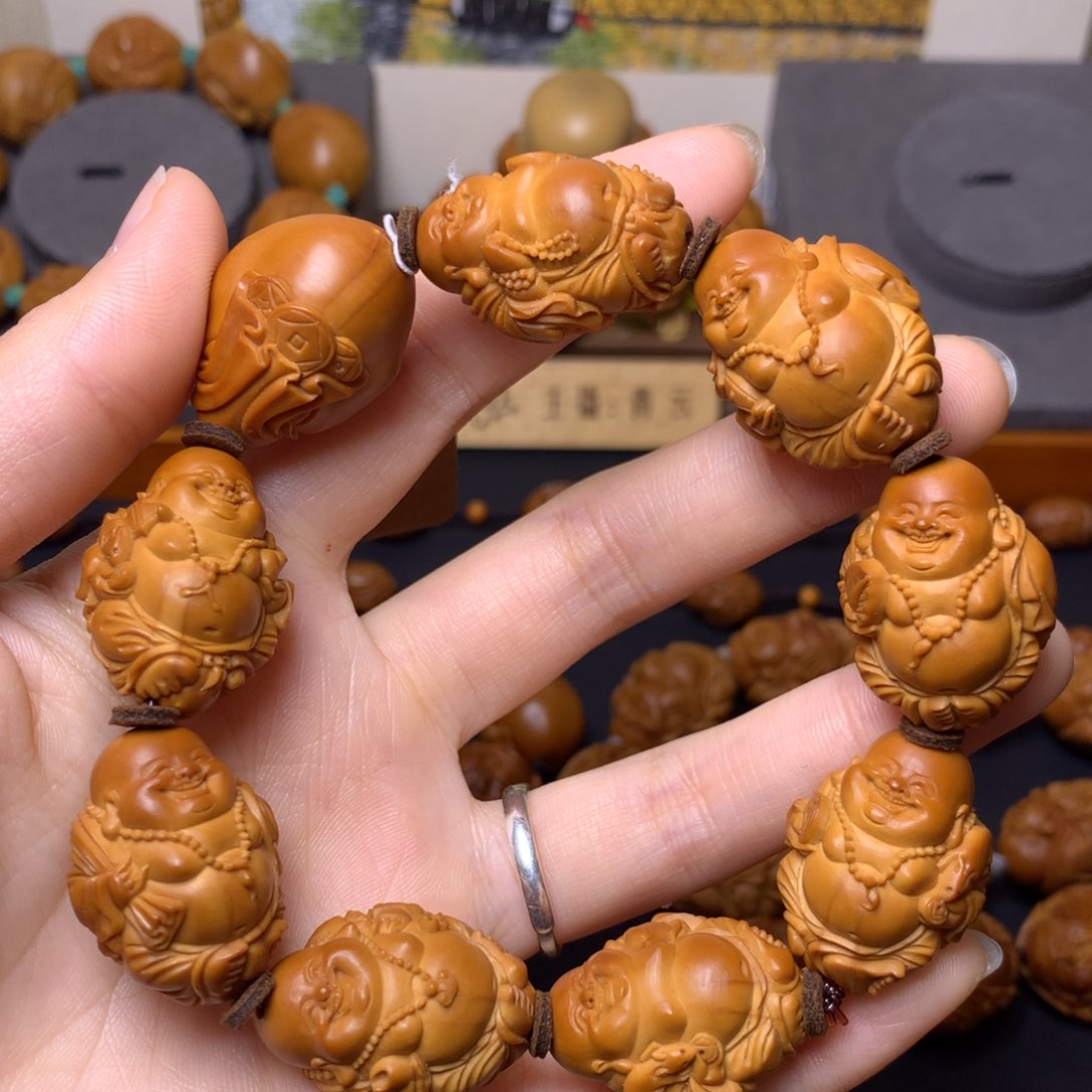 橄榄核手串/手链弥勒佛