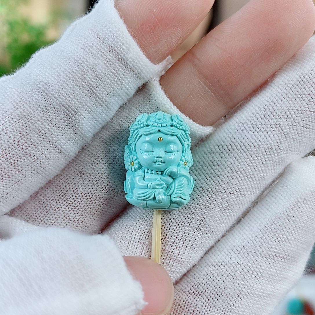 未镶嵌绿松石珠宝奇石