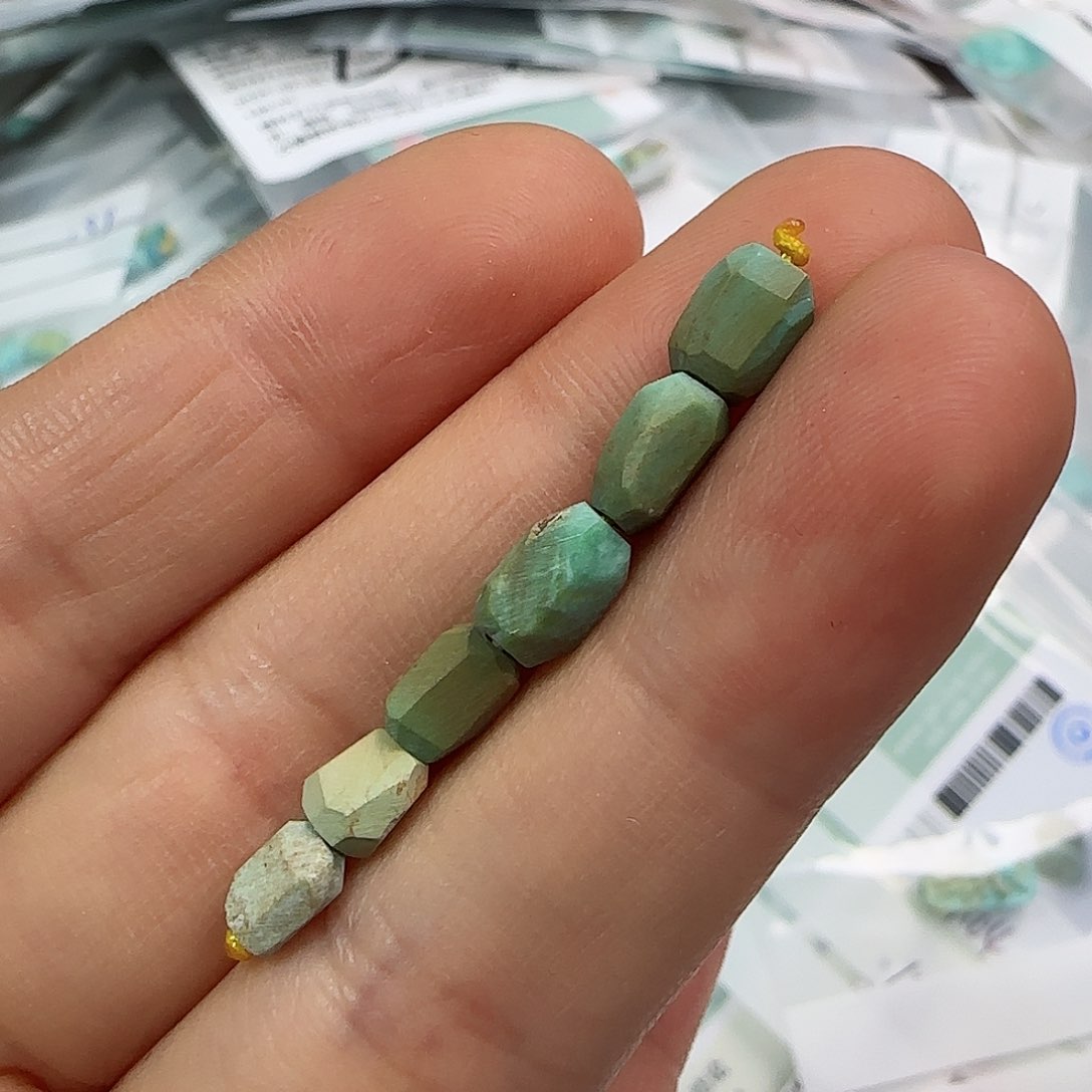 绿松石珠宝半成品未镶嵌