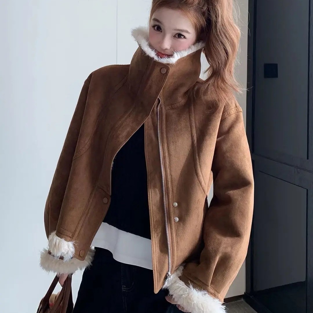 2025款网红冬季百搭皮毛一体（非主图款）