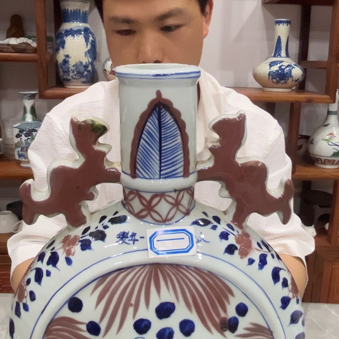 摆件青花瓷器摆件