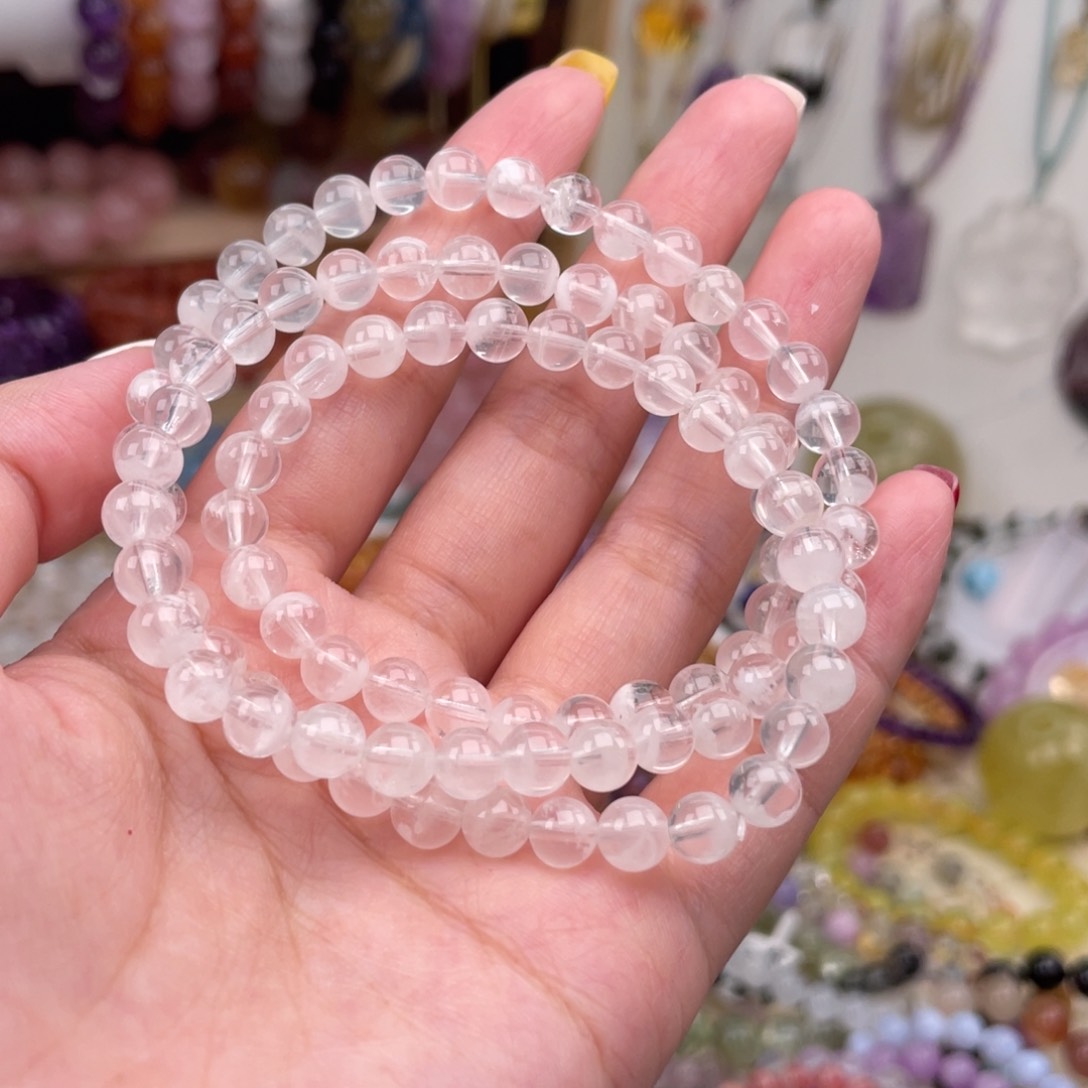 水晶手链未镶嵌S****?天然