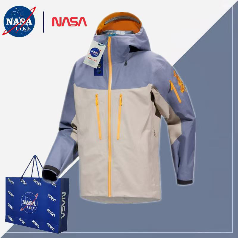 NASALike蛇年定制冲锋衣刺绣男女同款防水压胶硬壳冲锋衣