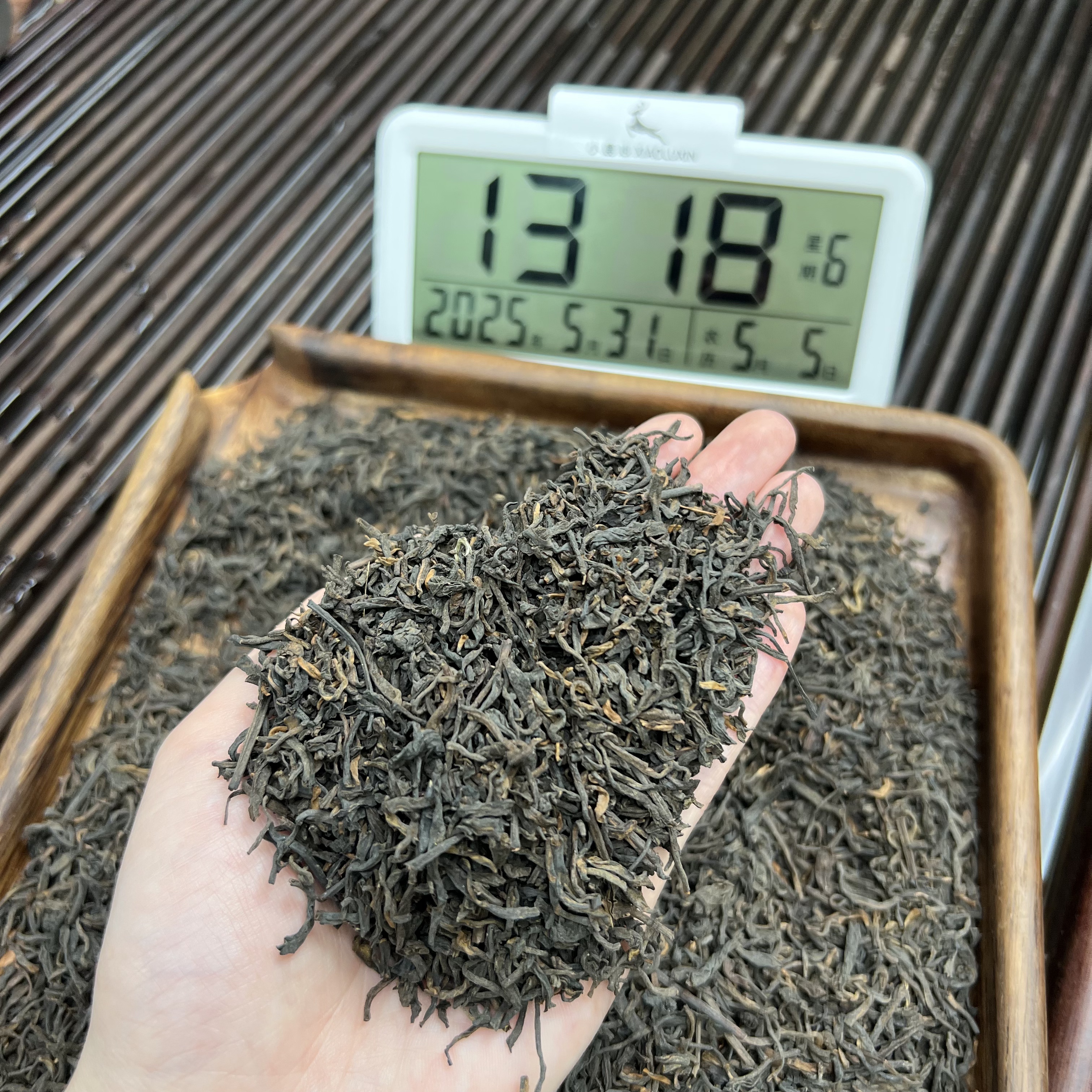 果木香六堡茶 小鹿收茶 广西梧州 黑茶 5.31