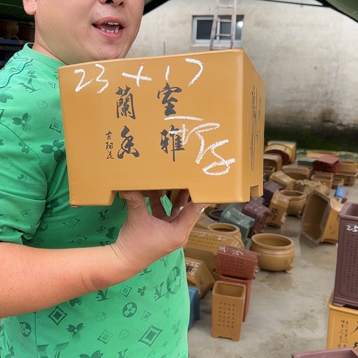 紫砂花盆这是我第一