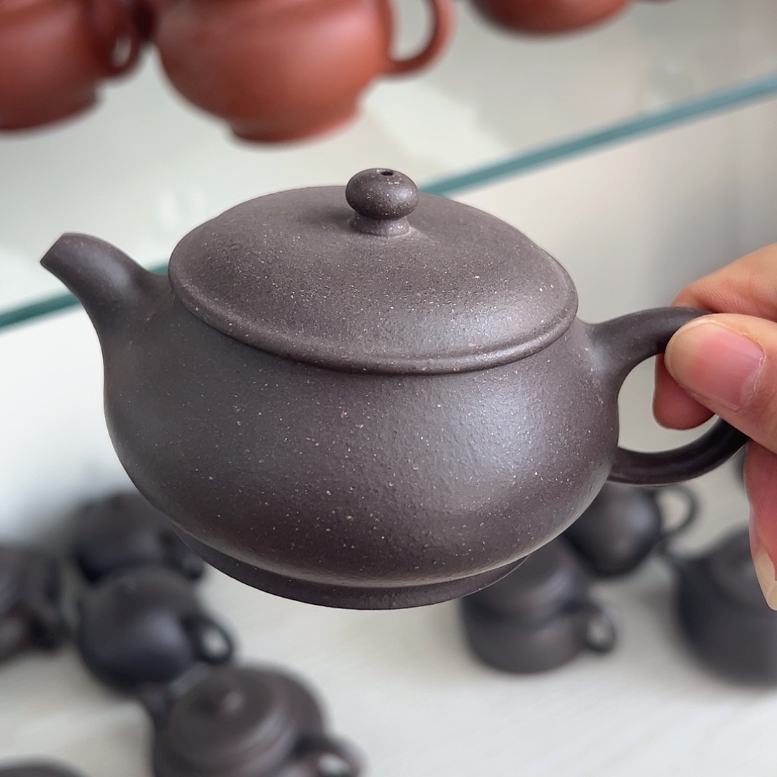 紫砂茶壶黄龙山原矿天青150