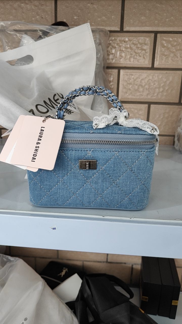 劳拉牛仔系列盒子包