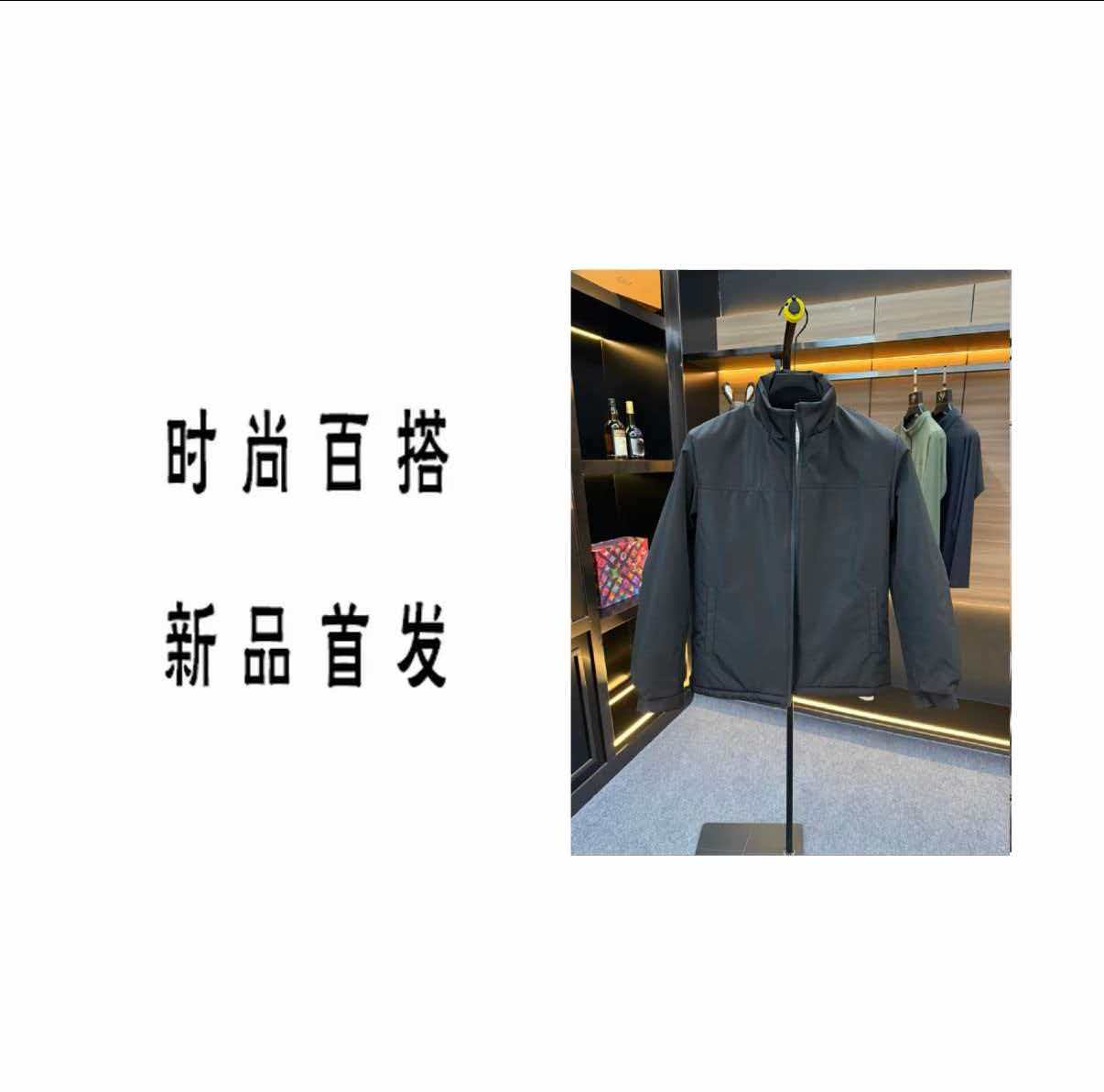 XS-1106轻奢时尚百搭秋冬飞行棉服夹克外套