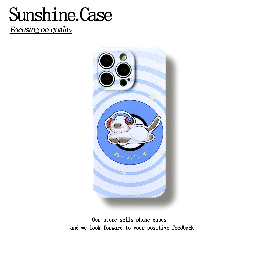 CD小猫菲林软壳适用苹果17华为vivo小米oppo一加防摔手机壳