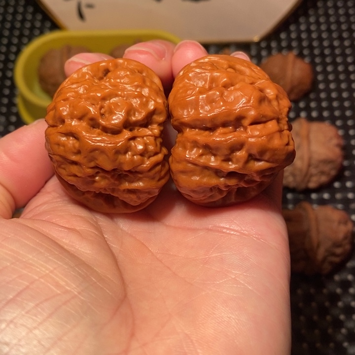 文玩核桃把件蛙王全品42尺