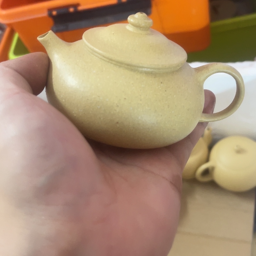 茶壶紫砂微瑕本绿寒江