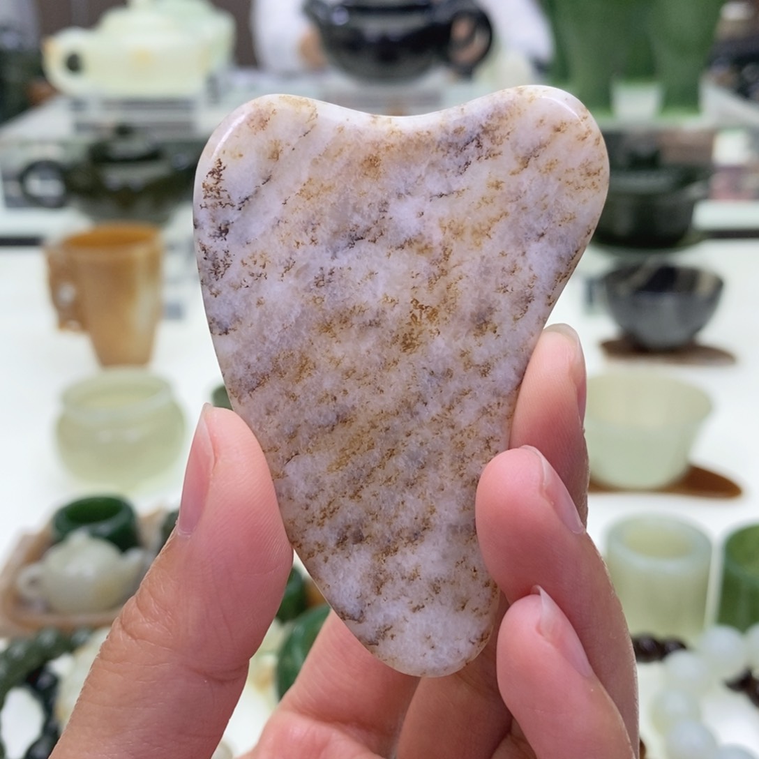 和田玉刮板未镶嵌